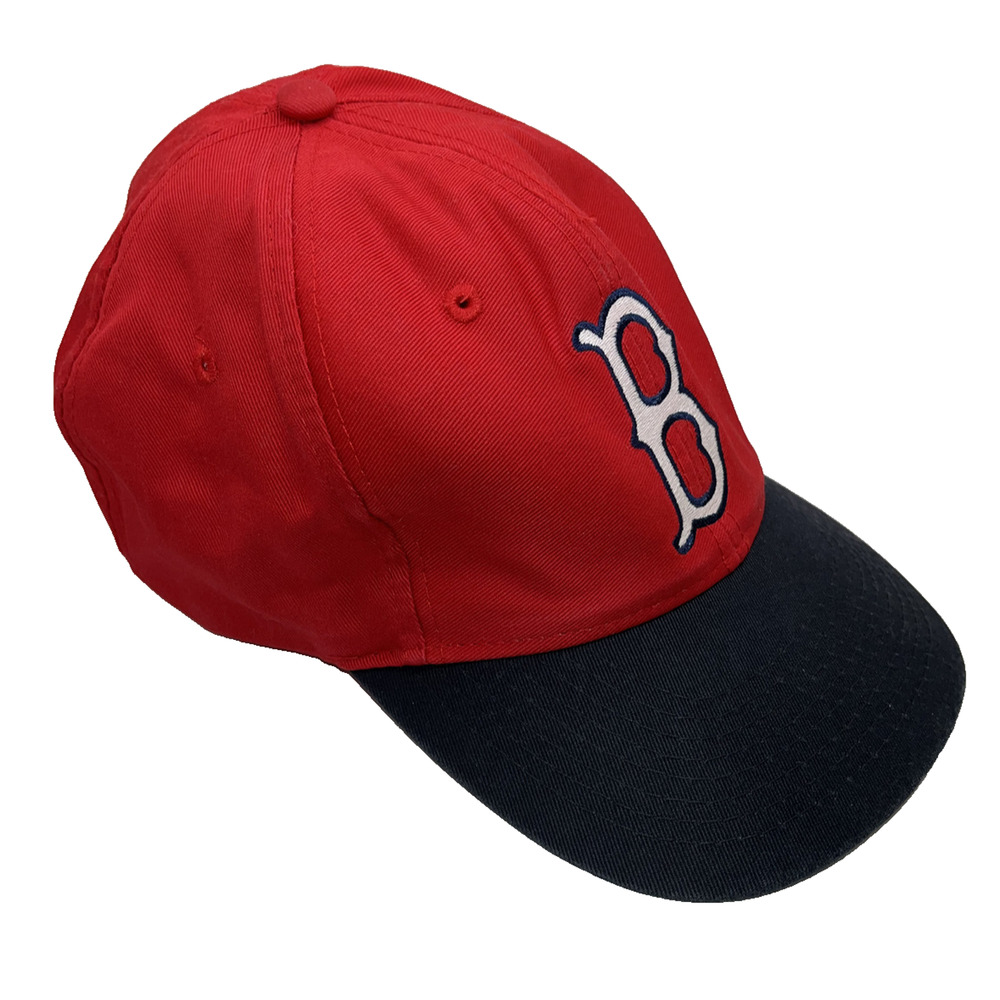 Boston Red Sox Snapback Hat Logo 7 MLB Cap Signed Inside Brim OSFA Vintage - Picture 4 of 9